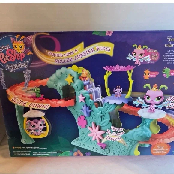 The Littlest Pet Shop Faries Fairy Fun Roller Coaster - Picture 2 of 16